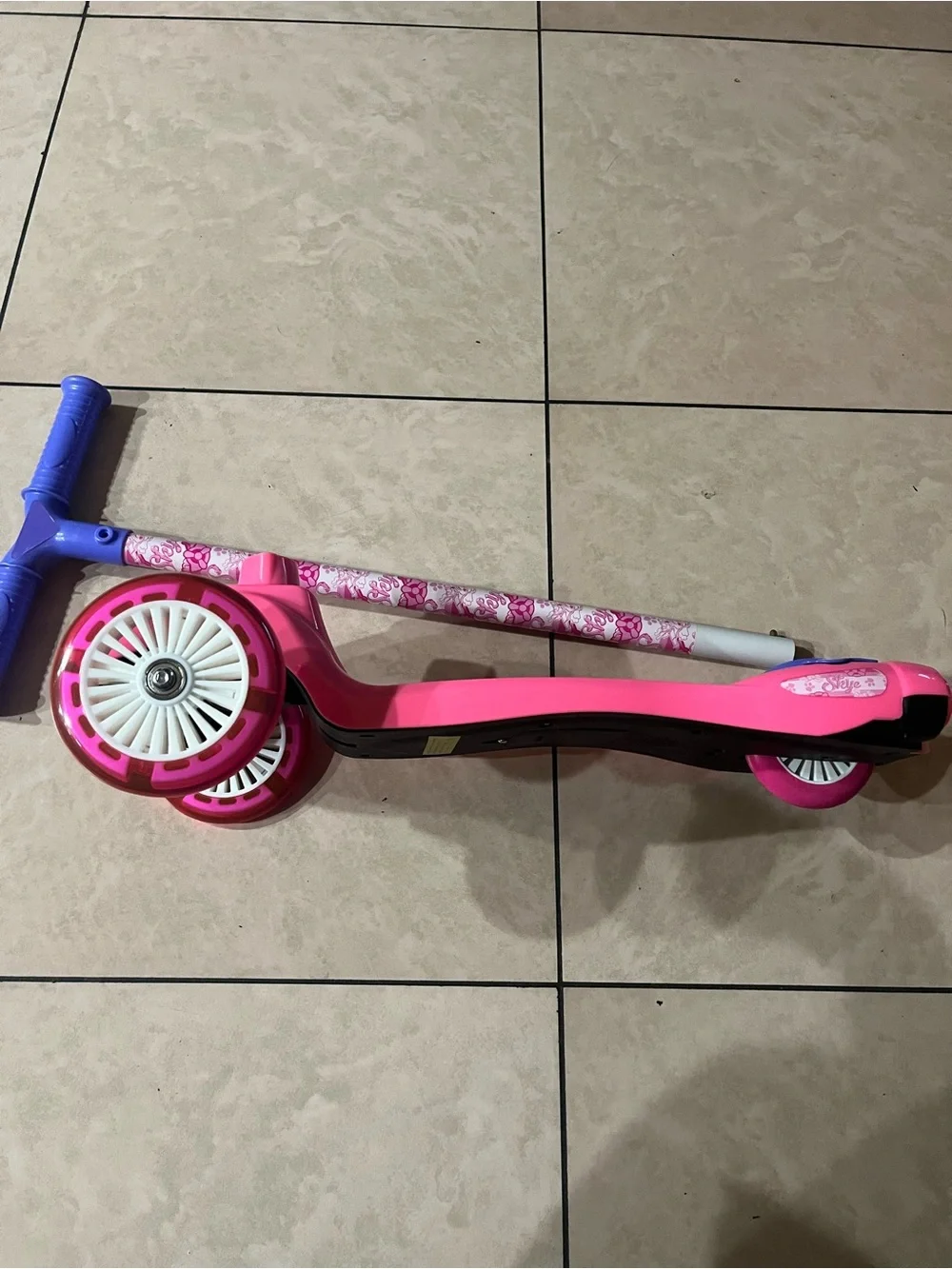 Pink Paw Patrol Kick Scooter for Kids